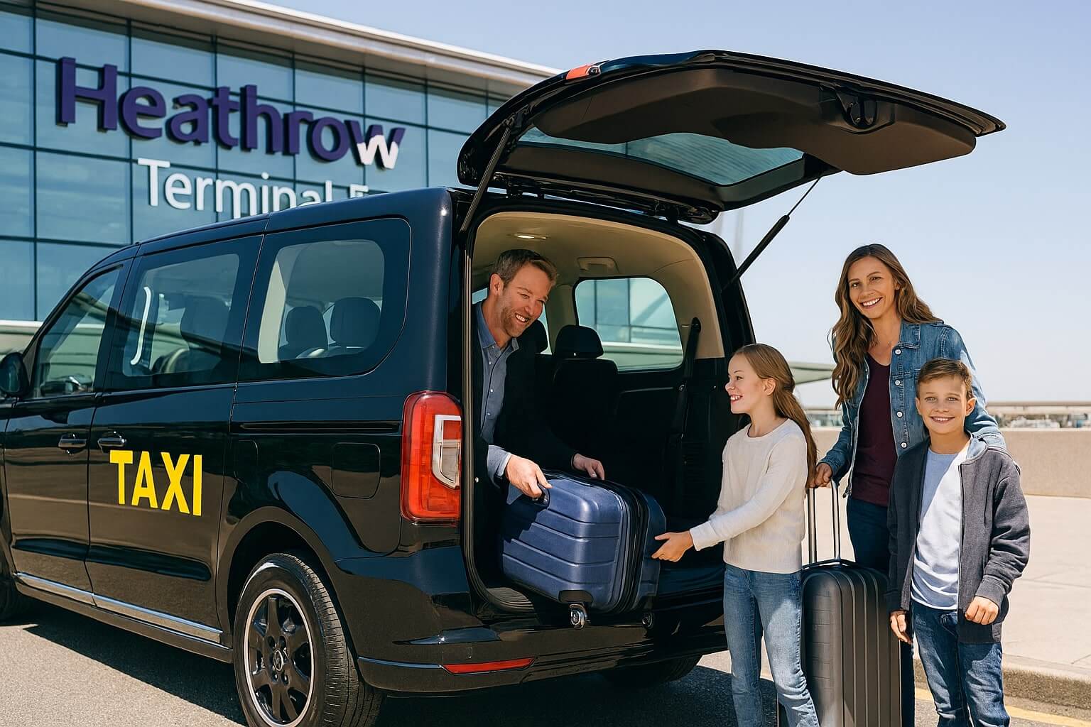 Affordable Heathrow Airport Taxi Options for Families & Groups | Banana Cars